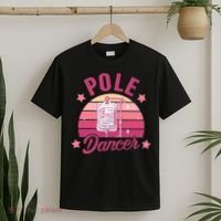 Funny Nurse Nursing Cancer Warrior Chemo Day Pole Dancer T-Shirt thumb 2