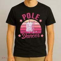 Funny Nurse Nursing Cancer Warrior Chemo Day Pole Dancer T-Shirt thumb 3