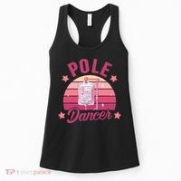 Funny Nurse Nursing Cancer Warrior Chemo Day Pole Dancer Women's Tank Top thumb 0