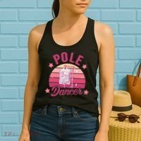 Funny Nurse Nursing Cancer Warrior Chemo Day Pole Dancer Women's Tank Top thumb 2