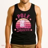 Funny Nurse Nursing Cancer Warrior Chemo Day Pole Dancer Tank Top thumb 3