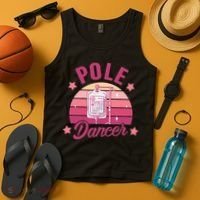 Funny Nurse Nursing Cancer Warrior Chemo Day Pole Dancer Tank Top thumb 4