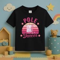 Funny Nurse Nursing Cancer Warrior Chemo Day Pole Dancer Toddler T-Shirt thumb 3