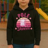 Funny Nurse Nursing Cancer Warrior Chemo Day Pole Dancer Kids Hoodie thumb 3