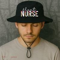 Float Nurse Nursing Tie Dye Float Pool Nurse Gift Bucket Hat thumb 2
