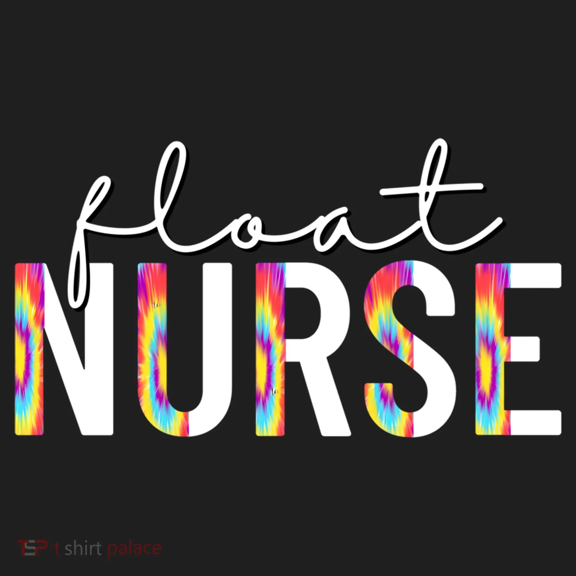 Float Nurse Nursing Tie Dye Float Pool Nurse Gift Golf Towel