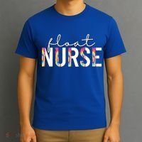 Float Nurse Nursing Tie Dye Float Pool Nurse Gift T-Shirt thumb 3