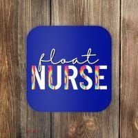 Float Nurse Nursing Tie Dye Float Pool Nurse Gift Coaster thumb 0