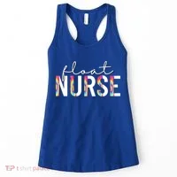 Float Nurse Nursing Tie Dye Float Pool Nurse Gift Women's Tank Top thumb 0