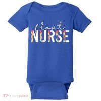 Float Nurse Nursing Tie Dye Float Pool Nurse Gift Baby Bodysuit thumb 0
