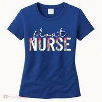 Float Nurse Nursing Tie Dye Float Pool Nurse Gift Women's T-Shirt thumb 0
