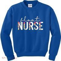 Float Nurse Nursing Tie Dye Float Pool Nurse Gift Kids Sweatshirt thumb 0