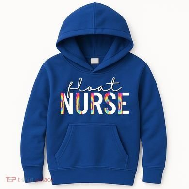Float Nurse Nursing Tie Dye Float Pool Nurse Gift Kids Hoodie