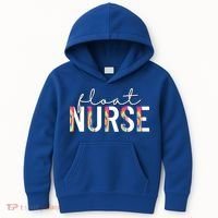 Float Nurse Nursing Tie Dye Float Pool Nurse Gift Kids Hoodie thumb 0