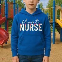 Float Nurse Nursing Tie Dye Float Pool Nurse Gift Kids Hoodie thumb 2