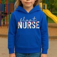 Float Nurse Nursing Tie Dye Float Pool Nurse Gift Kids Hoodie thumb 3