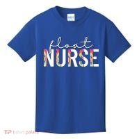 Float Nurse Nursing Tie Dye Float Pool Nurse Gift Kids T-Shirt thumb 0