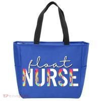 Float Nurse Nursing Tie Dye Float Pool Nurse Gift Tote Bag thumb 0