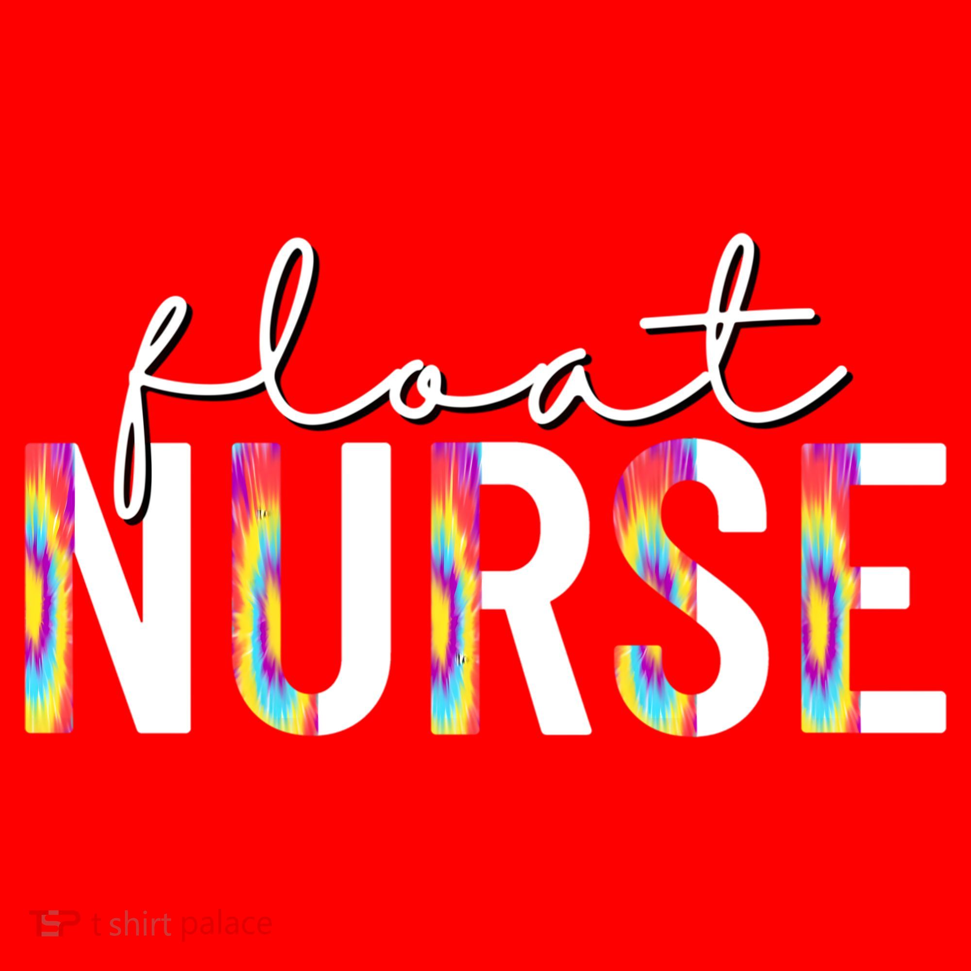 Float Nurse Nursing Tie Dye Float Pool Nurse Gift Santa Hat