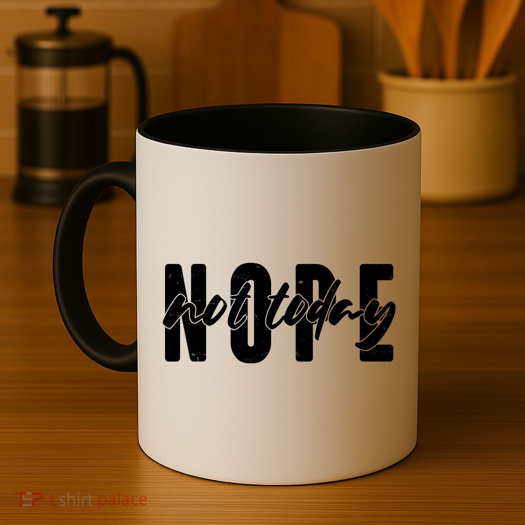 Funny NOPE Not Today Coffee Mug
