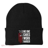 Funny No One Cares Work Harder Meme Nobody Cares Work Harder Motivation Shirt Beanie thumb 0