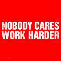 Funny No One Cares Work Harder Meme No One Cares Work Harder Motivational Quote Santa Hat thumb 1