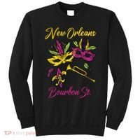 French New Orleans Mardi Gras Souvenir Bourbon Street Sweatshirt thumb 0