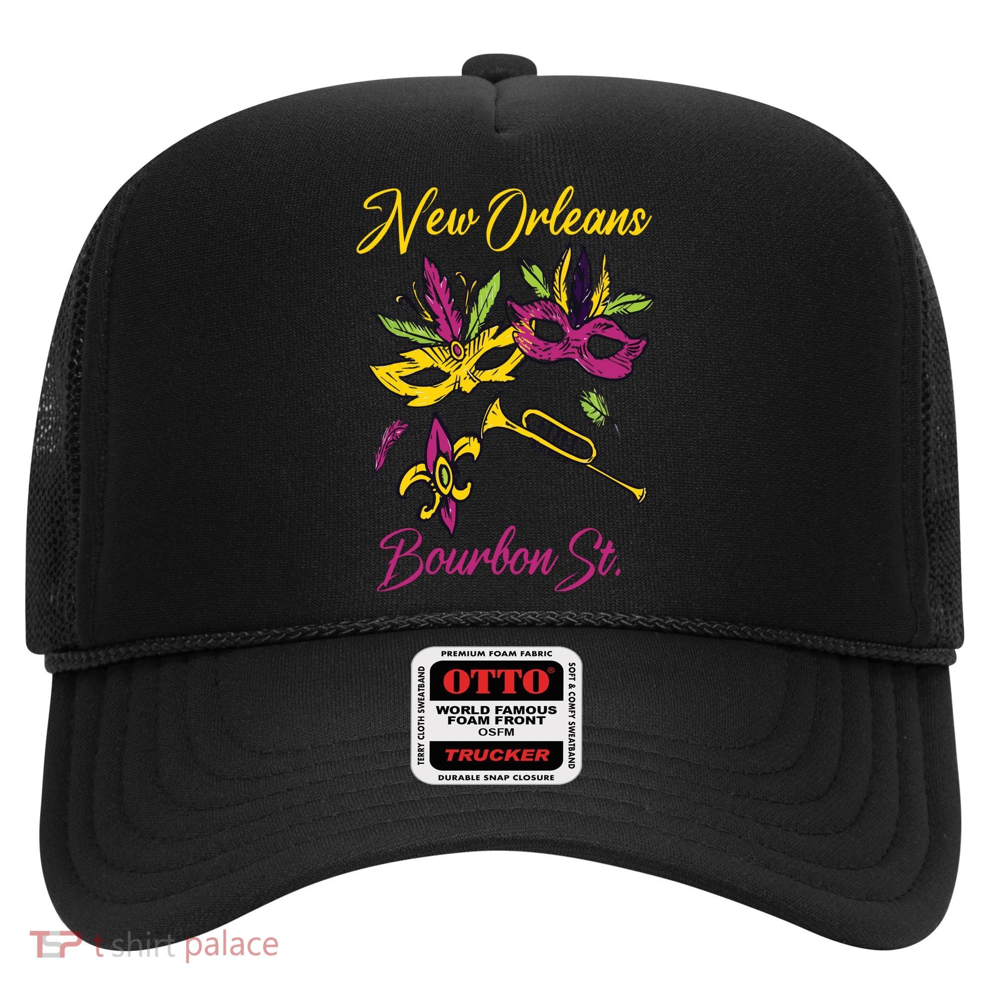 French New Orleans Mardi Gras Souvenir Bourbon Street Hat