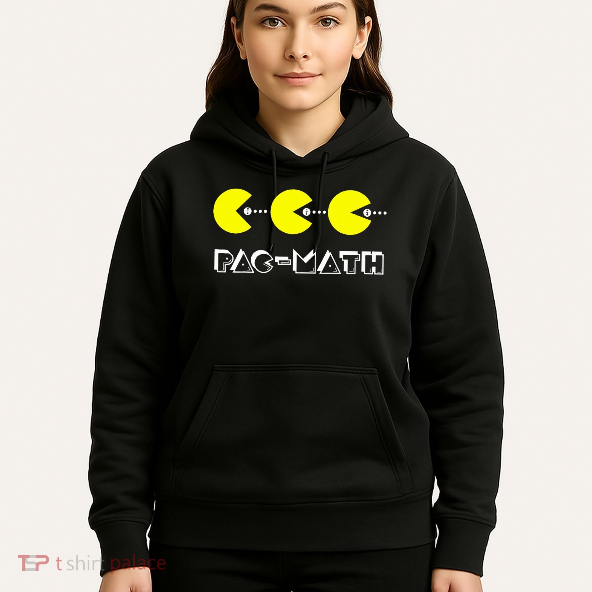 Funny Nerdy Pac Math Nom Retro Game Precalculus Math Teacher Hoodie