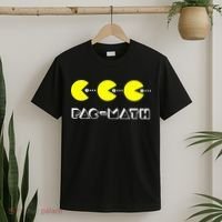 Funny Nerdy Pac Math Nom Retro Game Precalculus Math Teacher T-Shirt thumb 2