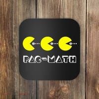 Funny Nerdy Pac Math Nom Retro Game Precalculus Math Teacher Coaster thumb 0