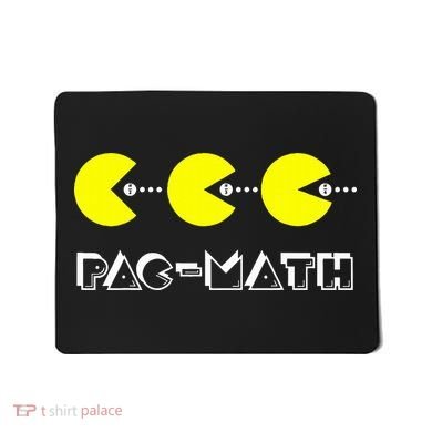 Funny Nerdy Pac Math Nom Retro Game Precalculus Math Teacher Mousepad