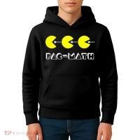 Funny Nerdy Pac Math Nom Retro Game Precalculus Math Teacher Kids Hoodie thumb 4