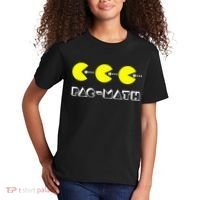 Funny Nerdy Pac Math Nom Retro Game Precalculus Math Teacher Kids T-Shirt thumb 2
