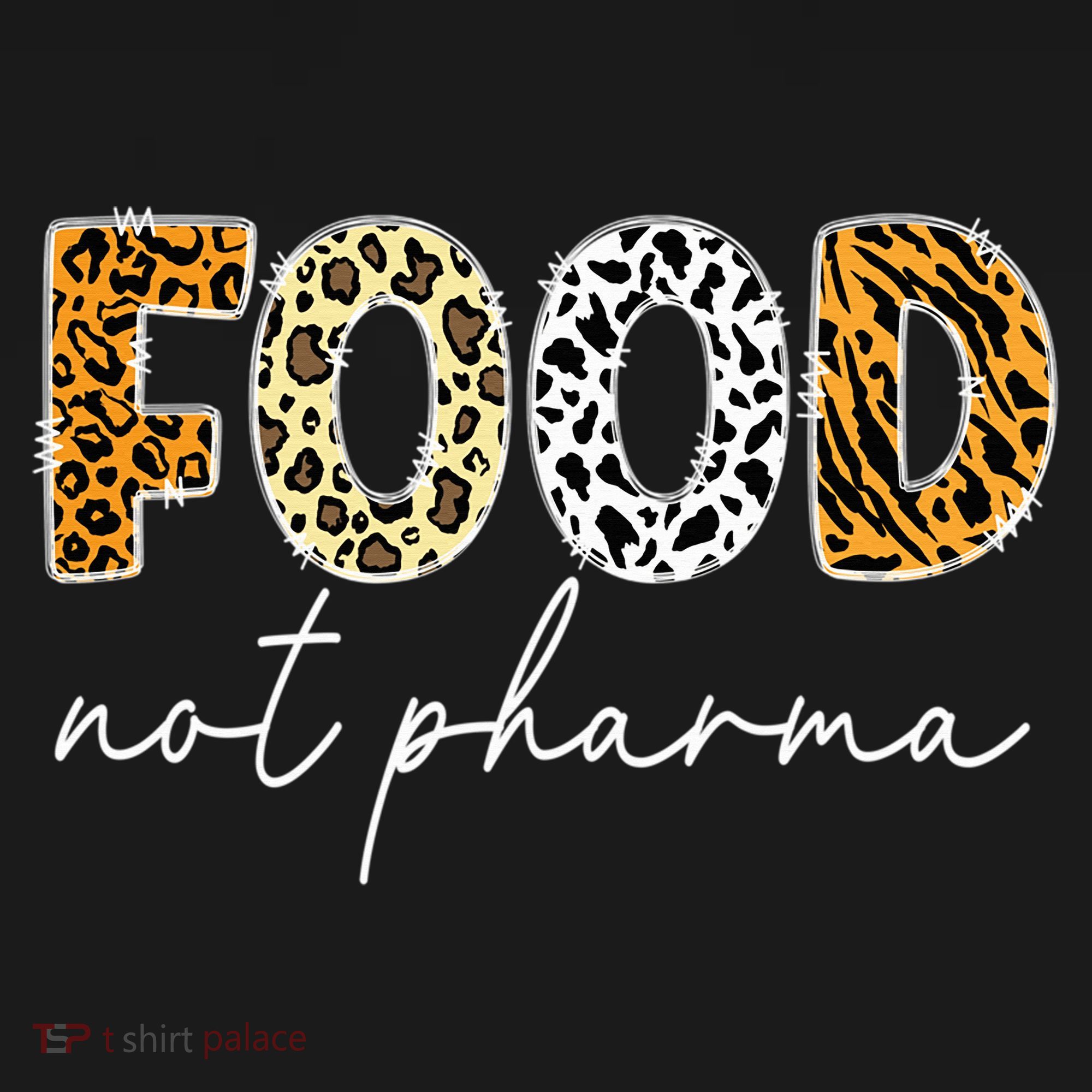 Food Not Pharma - Natural Organic Nutrition Health Wellness Women's Hoodie