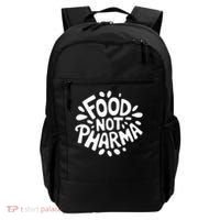 Food Not Pharma Natural Organic Nutrition Backpack thumb 0