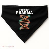 Food Not Pharma Natural Organic Nutrition USA-Made Doggie Bandana thumb 0