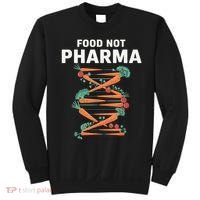 Food Not Pharma Natural Organic Nutrition Sweatshirt thumb 0