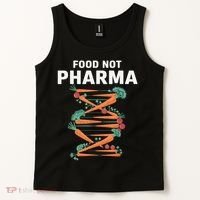 Food Not Pharma Natural Organic Nutrition Tank Top thumb 2