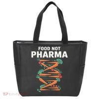 Food Not Pharma Natural Organic Nutrition Tote Bag thumb 0