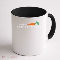 Food Not Pharma Natural Organic Nutrition Coffee Mug thumb 1