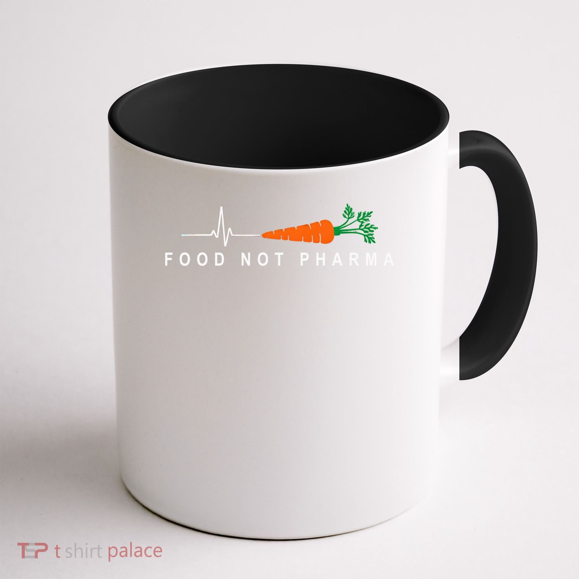 Food Not Pharma Natural Organic Nutrition Coffee Mug