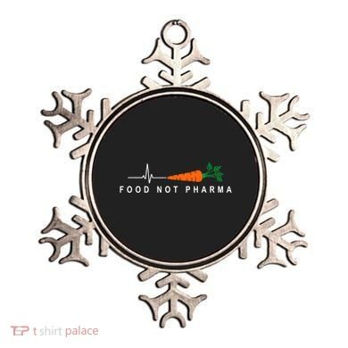 Food Not Pharma Natural Organic Nutrition Ornament