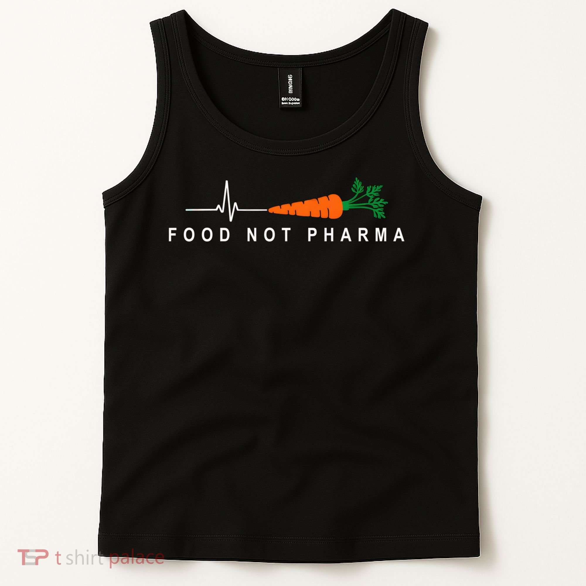Food Not Pharma Natural Organic Nutrition Tank Top
