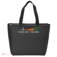 Food Not Pharma Natural Organic Nutrition Tote Bag thumb 0