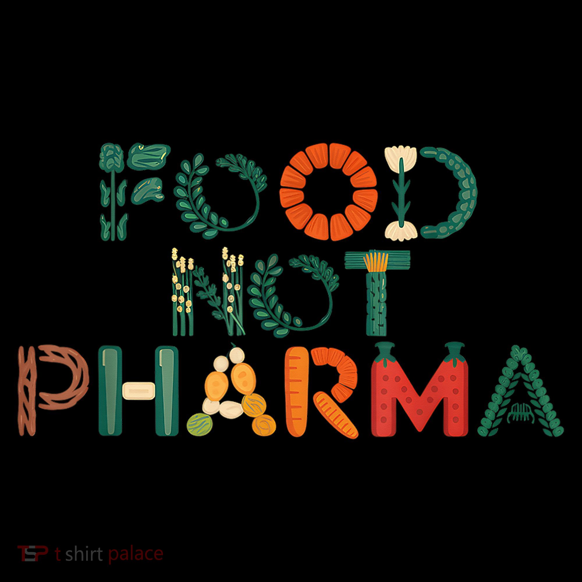 Food Not Pharma Natural Organic Nutrition Coffee Mug