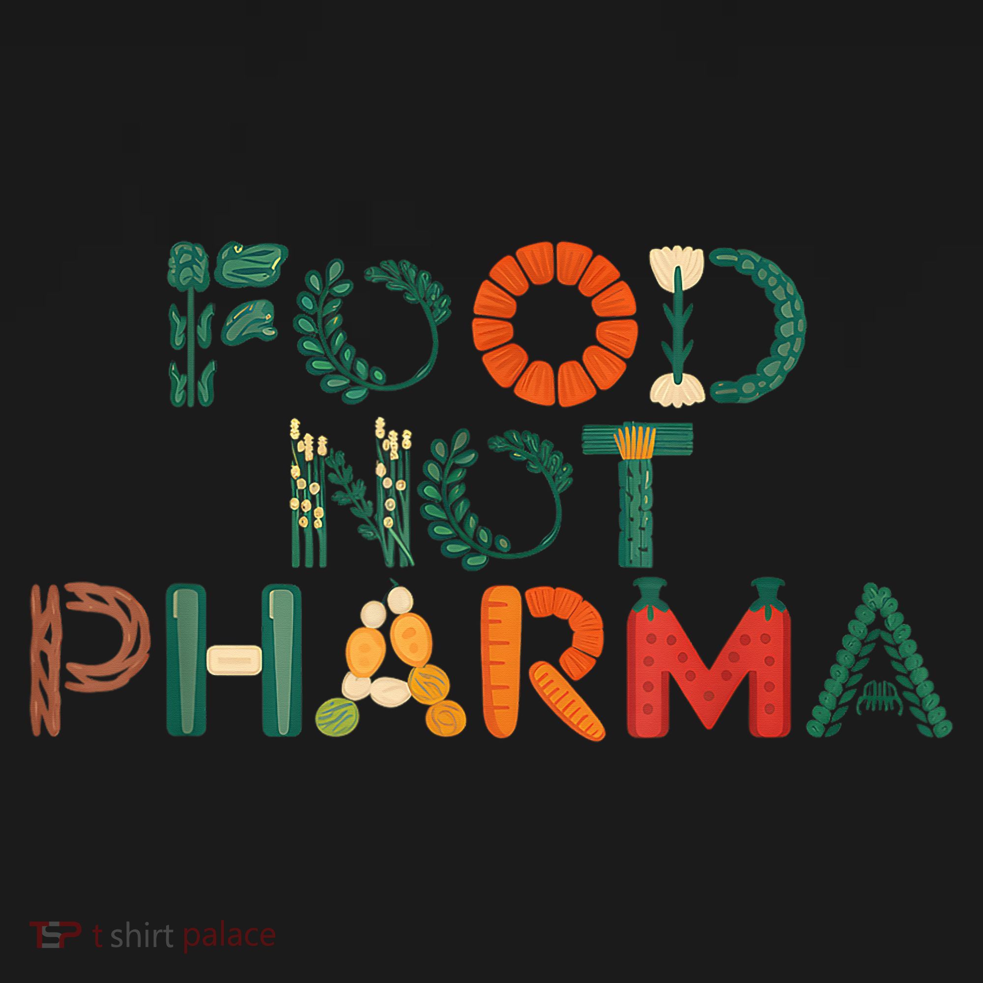 Food Not Pharma Natural Organic Nutrition Women's Hoodie
