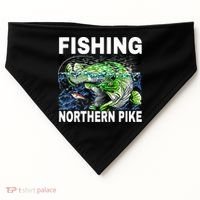 Fishing Northern Pike USA-Made Doggie Bandana thumb 0