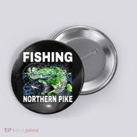 Fishing Northern Pike Button thumb 0