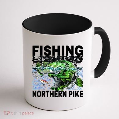 Fishing Northern Pike Coffee Mug back